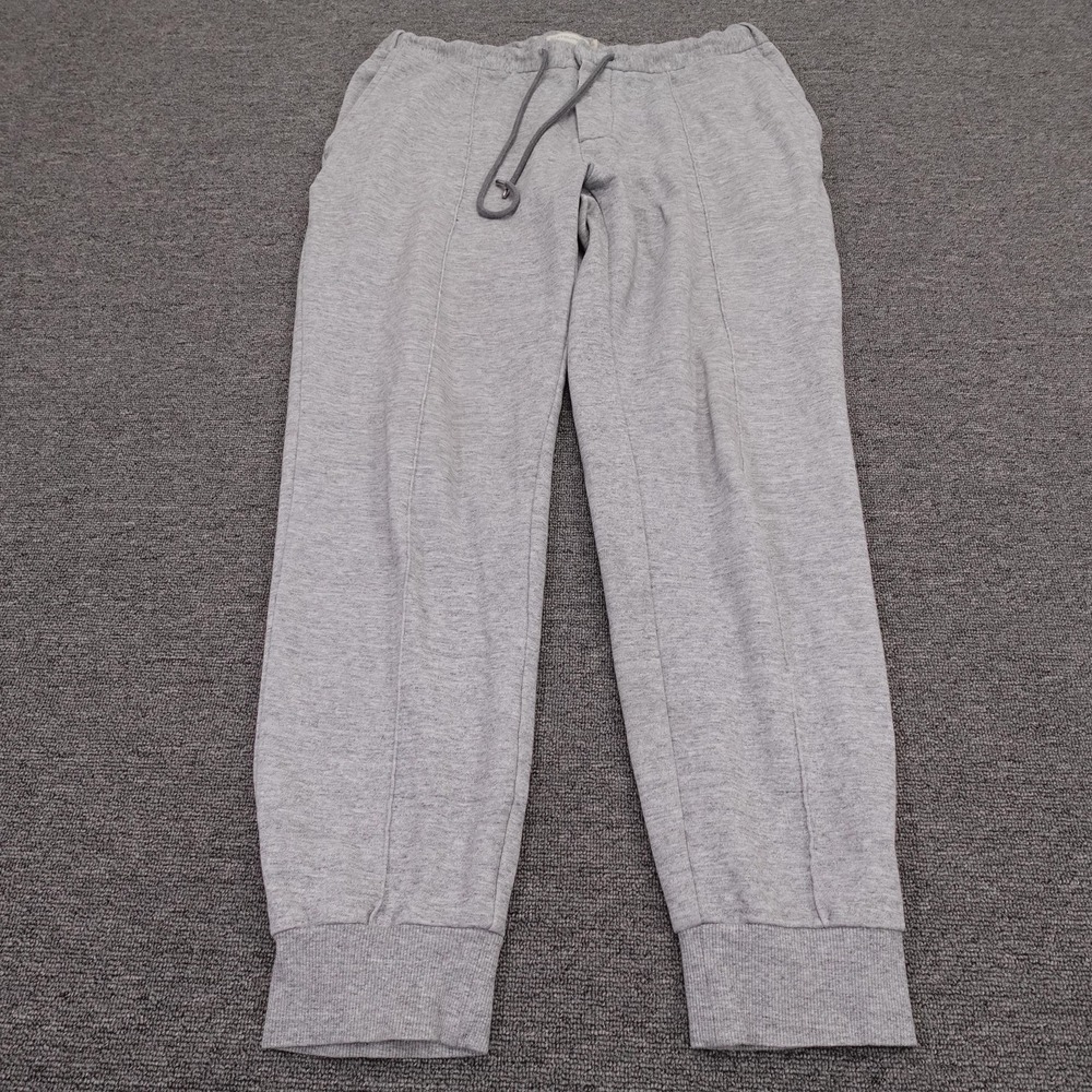 Suitsupply Pants Mens 34x27 Gray Fleece Jogger Sweatpants Elastic Waist Pockets